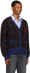 Thames MMXX. Brown & Blue Carnivore II Cardigan