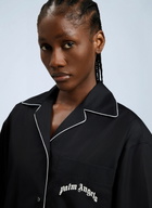 Palm Angels Curved Logo Bowling Shirt