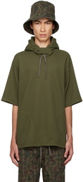 Engineered Garments Green Drawstring Hoodie