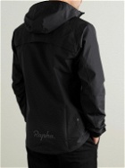 Rapha - Commuter Logo-Print Shell Hooded Jacket - Black