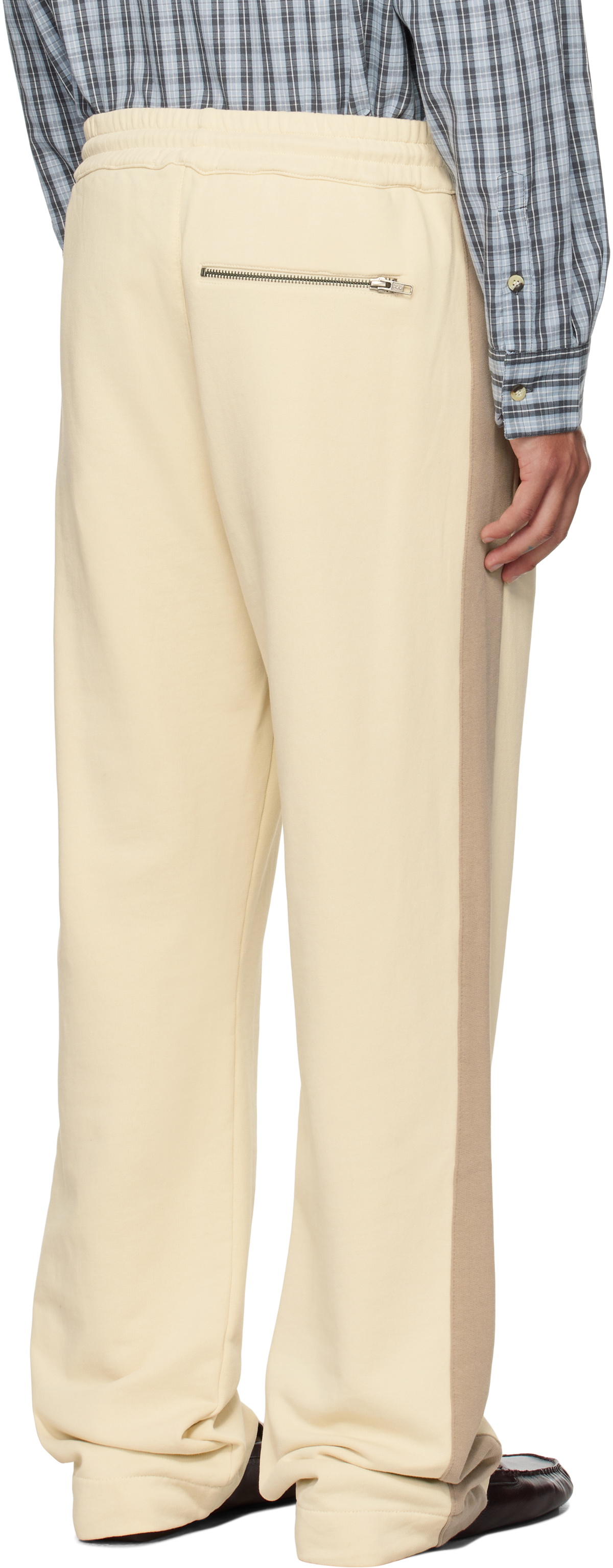 Gimaguas Beige Swan Track Pants