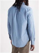Gitman Vintage - Button-Down Collar Cotton-Chambray Shirt - Blue