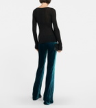 Petar Petrov Tiago ribbed-knit top