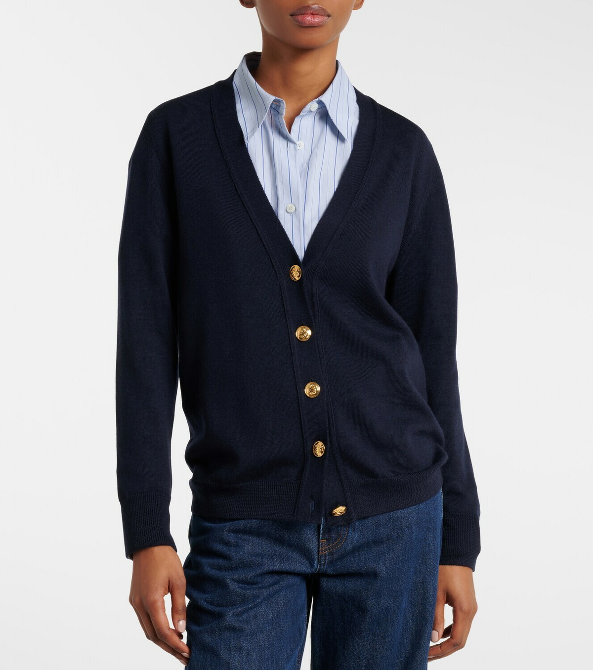 Blazé Milano Wool, silk, and cashmere cardigan