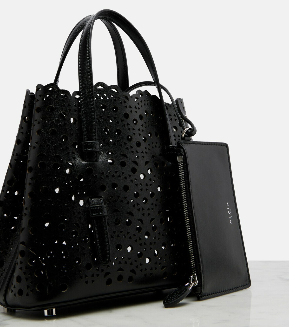 Alaïa Mina 20 Vienne leather tote bag