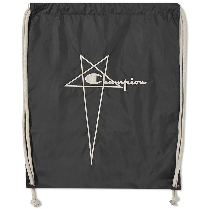 Photo: Rick Owens X Champion Pentagram Drawstring Backpack