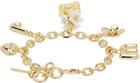 Marc Jacobs Gold Daisy Charm Bracelet