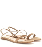 Gianvito Rossi - Manhattan embellished suede sandals