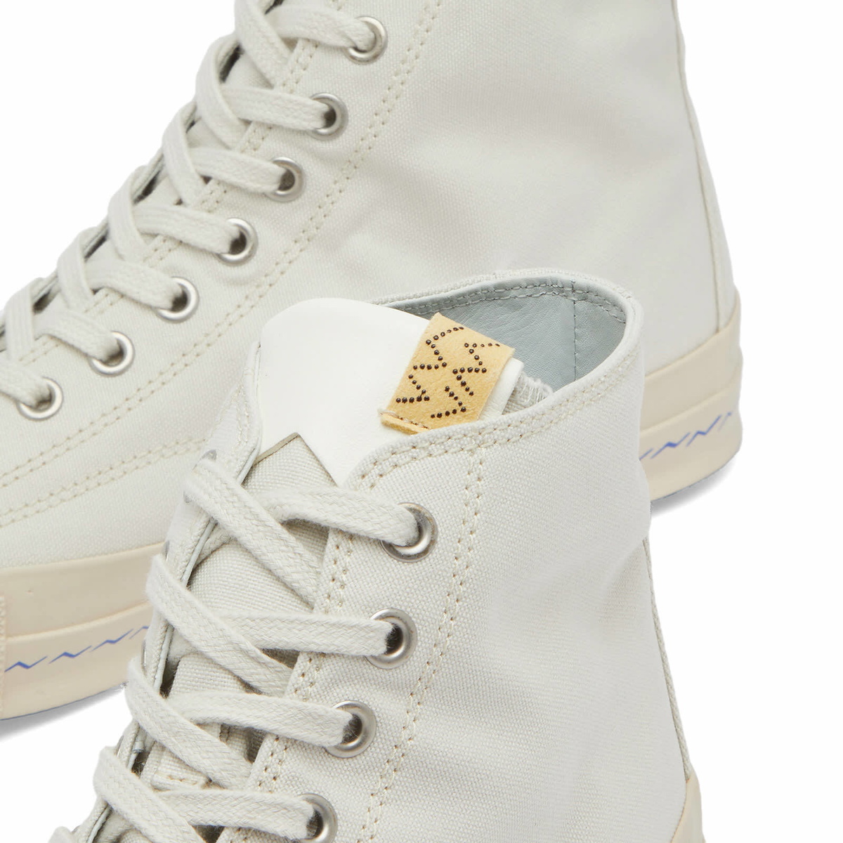 Visvim Men's Skagway Hi Sneaker in Ivory Visvim
