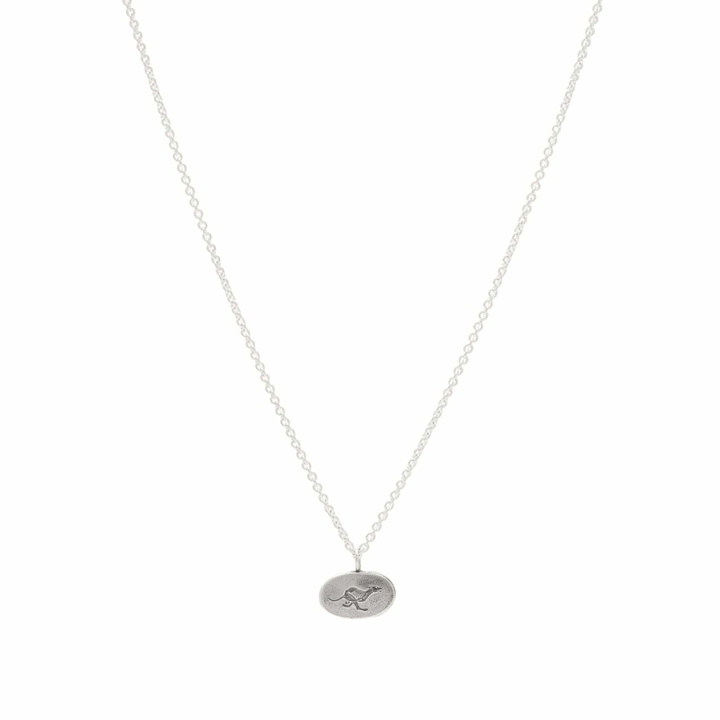 Photo: Frederick Grove Greyhound Pendant Necklace in Silver 