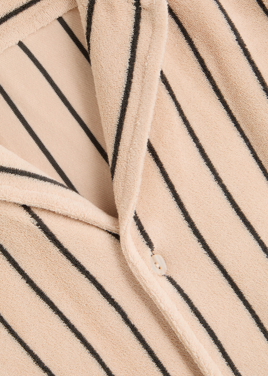 Bongusta Naram Striped Terry Shirt Cream