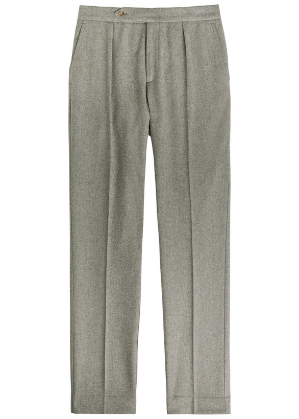 Photo: Polo Ralph Lauren Tapered-leg Wool Trousers Grey