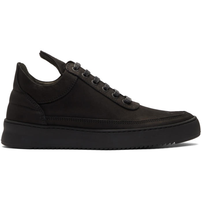 Photo: Filling Pieces Black Low Ripple Sneakers 