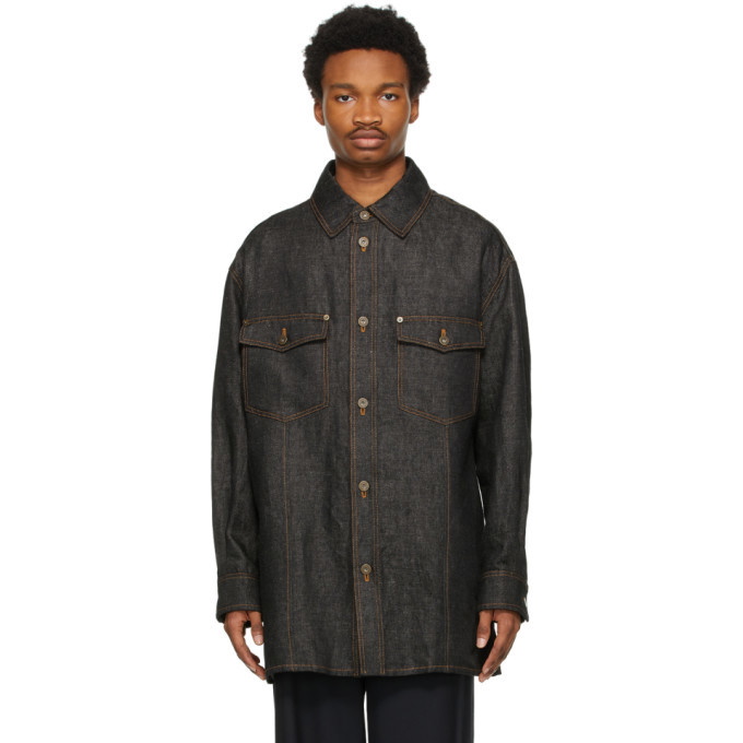 Photo: Loewe Black Paul Cadmus Tapestry Shirt