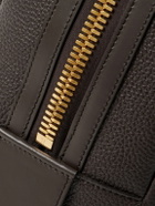 TOM FORD - Suede-Trimmed Full-Grain Leather Backpack
