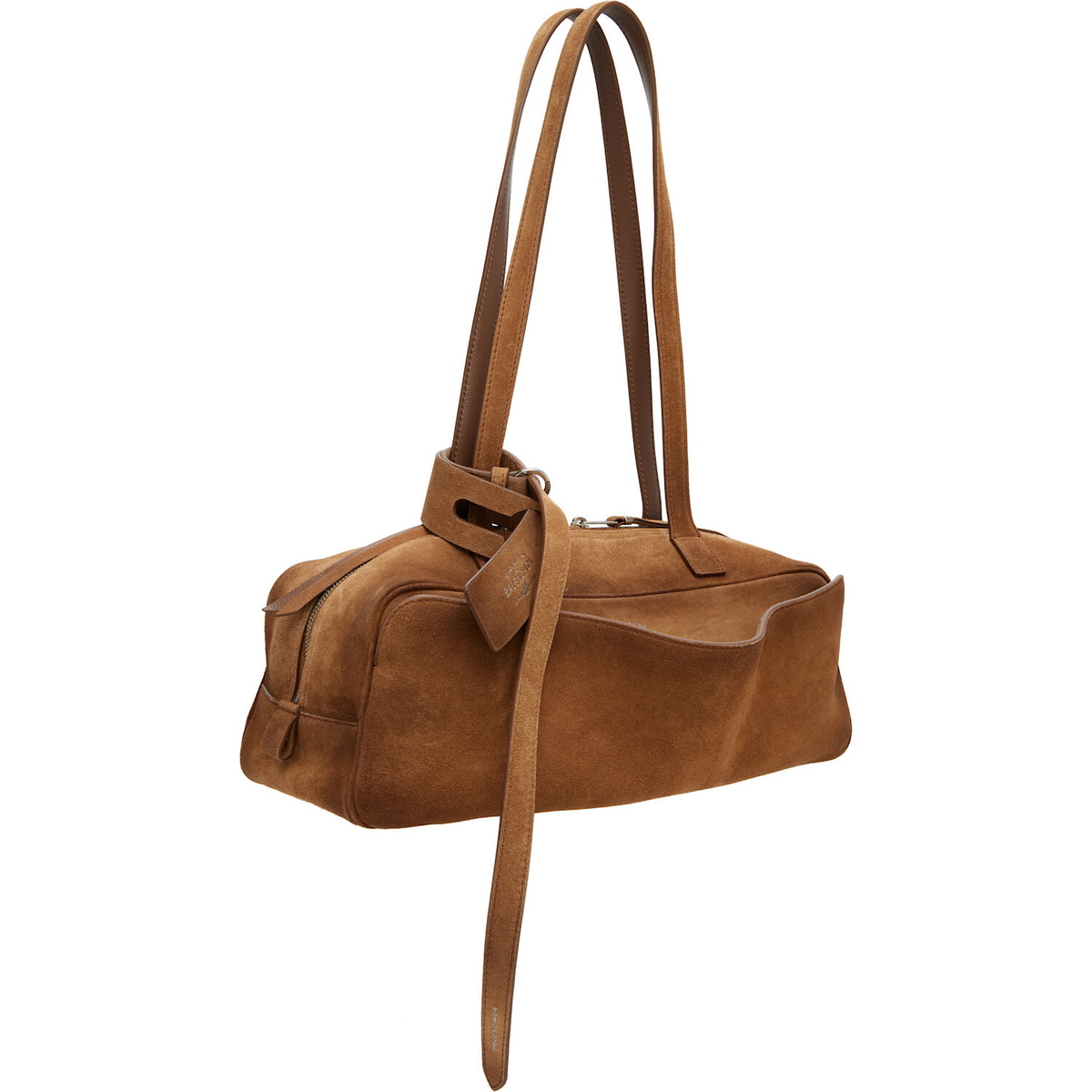 Balenciaga Tan Carrie Bowling S Bag