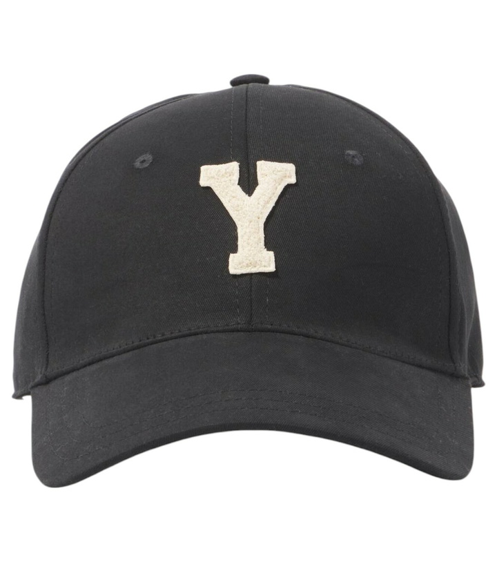 Photo: Saint Laurent Y patch-appliqué gabardine baseball cap