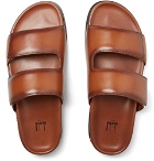 Dunhill - Leather Slides - Brown