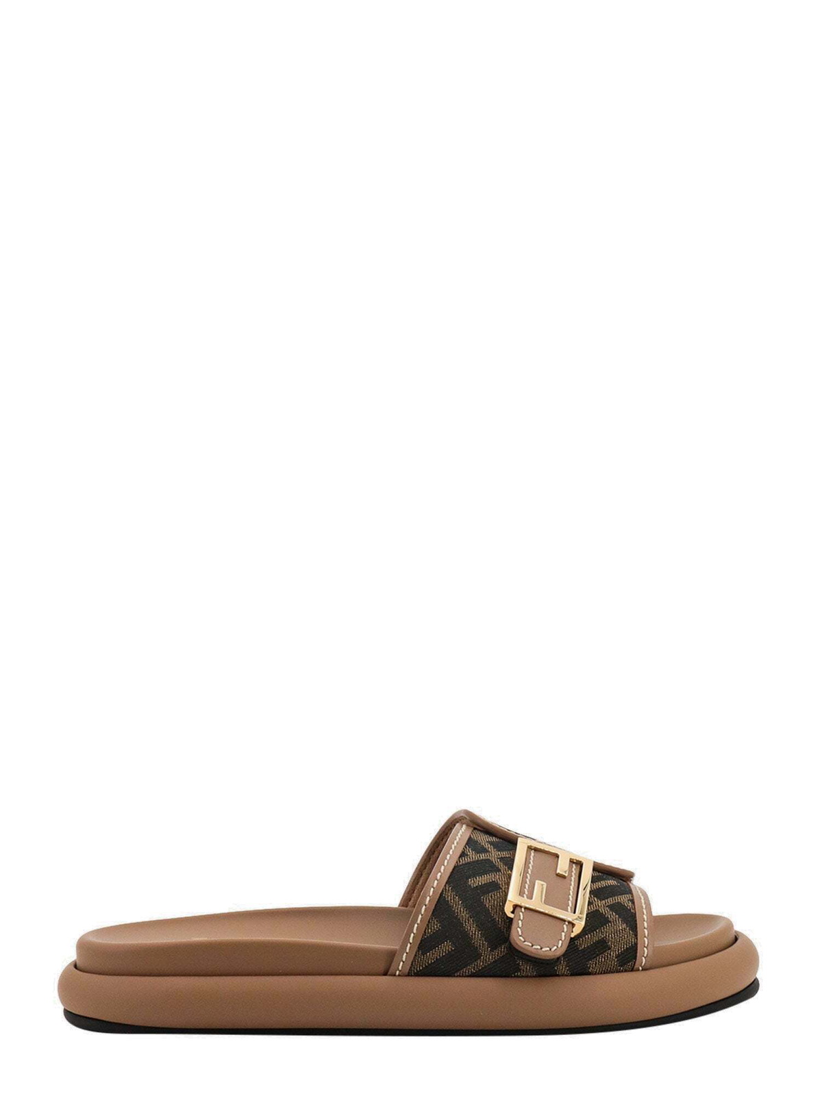 Fendi Slide Brown Womens Fendi