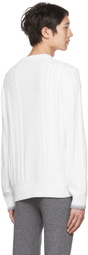 Vince Off-White Cable Sweater