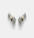 Yeprem Golden Strada 18kt yellow and white gold clip-on earrings with diamonds