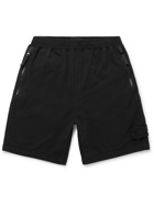 Stone Island - Logo-Appliquéd Cotton-Blend Jersey Cargo Shorts - Black