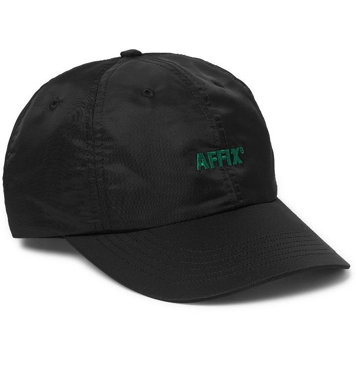 Photo: AFFIX - Logo-Embroidered Nylon Baseball Cap - Black
