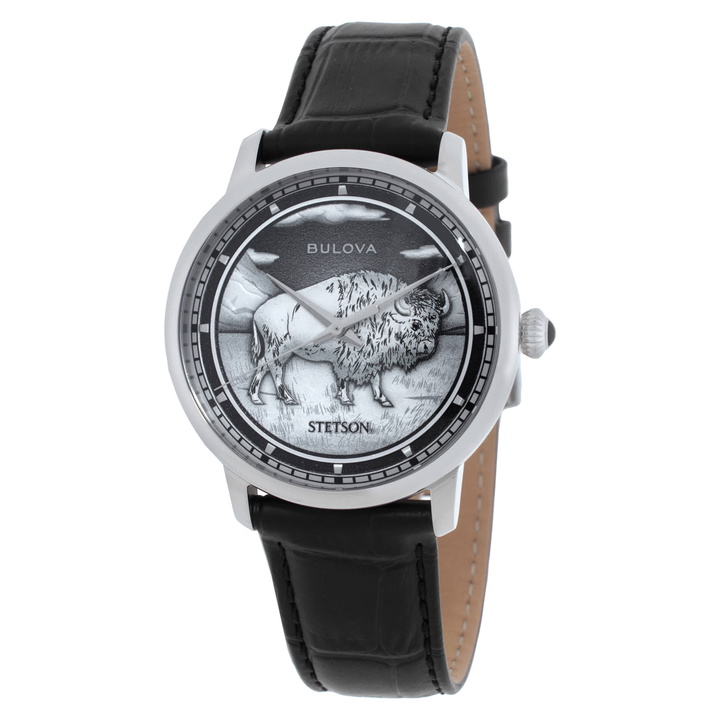 Photo: Bulova Bison Automatic Black Dial Mens Watch 96A333