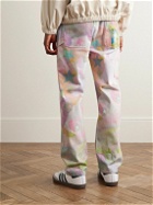 Emotionally Unavailable - So Youn Lee Stardust Straight-Leg Printed Cotton-Twill Trousers - Multi