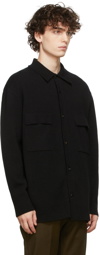 Agnona Black Cashmere Jacket