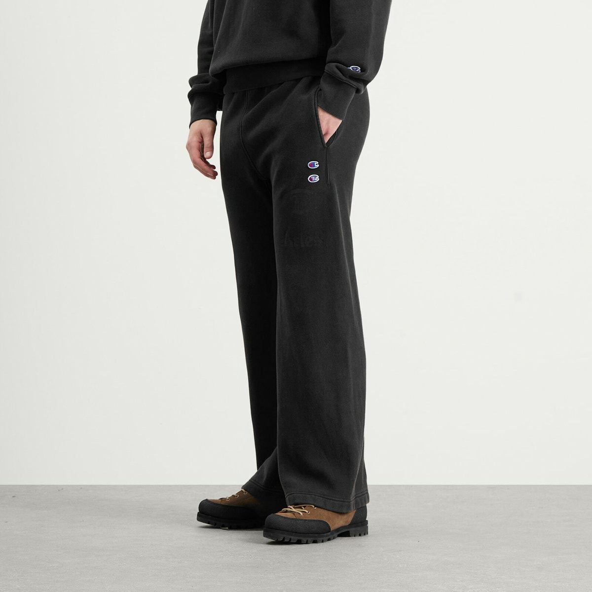 Champion Men's x Aries Sweat Pants in Black