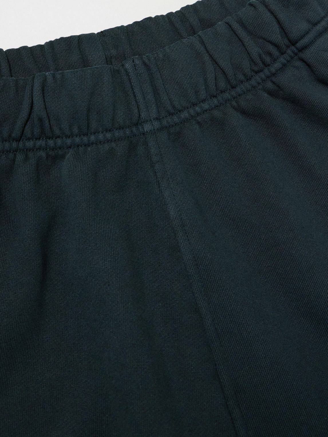 Gallery Dept. - Post Workout Logo-Print Wide-Leg Cotton-Jersey Sweatpants - Black