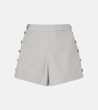 Vivienne Westwood Elle pinstripe cotton shorts