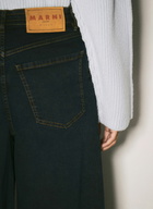 Marni Wide-Leg Stretch Jeans