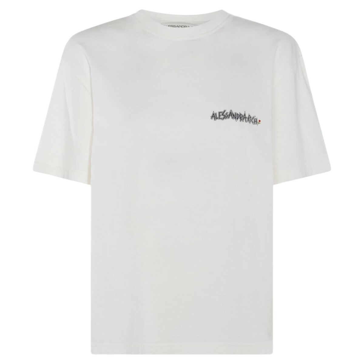Tシャツ・カットソー Alessandra Rich Ruffled Neckline T-Shirt Alessandra Rich T-shirts for Women | Online Sale up to 79