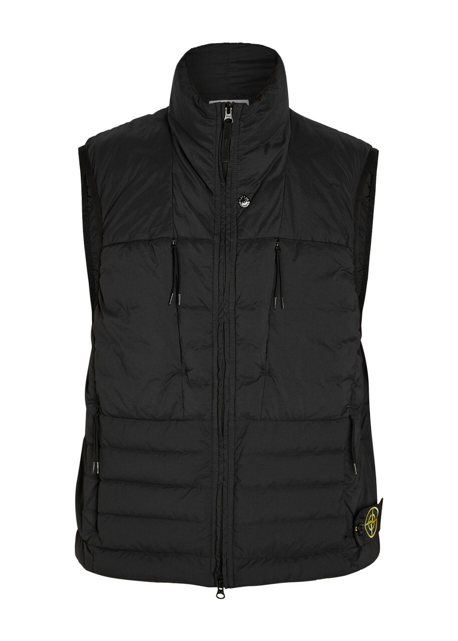 Stone Island Sleeveless Realdown Jacket Seamless Tunnel Nylon Down