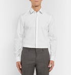 Hugo Boss - White Ivan Slim-Fit Piped Cotton-Poplin Shirt - Men - White