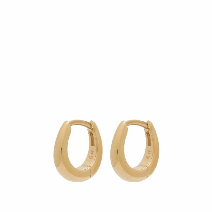 Photo: Tom Wood Liz Huggies Earrings in Gold 