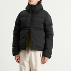 Stone Island Men's Matt Ripstop Cordura Down Jacket in Black