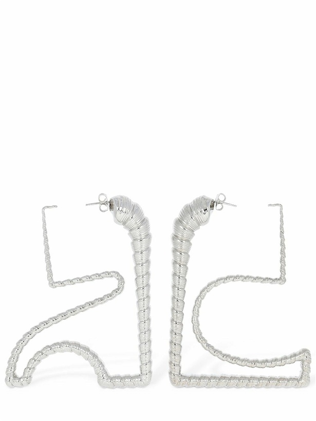 Photo: COURREGES - Medium Ac Shell Shape Earrings