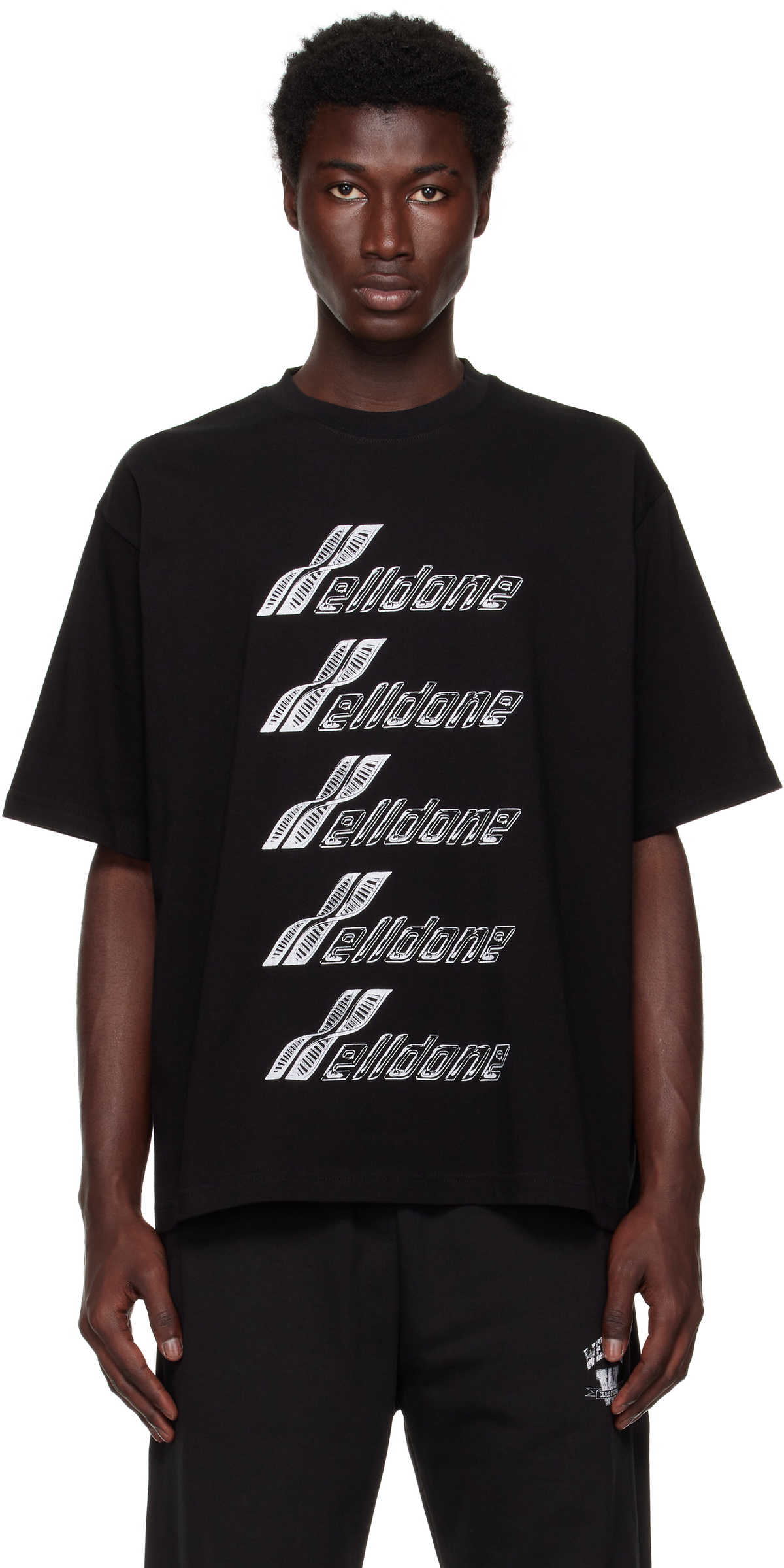 We11done Black Se11done DNA T-shirt We11done