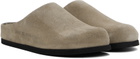Common Projects Taupe Suede Loafers