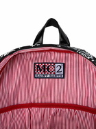 MC2 Saint Barth Canvas Backpack Cody With Black Bandanna Print