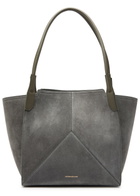 Victoria Beckham Victoria Small Panelled Suede Tote bag - Grey - One Size