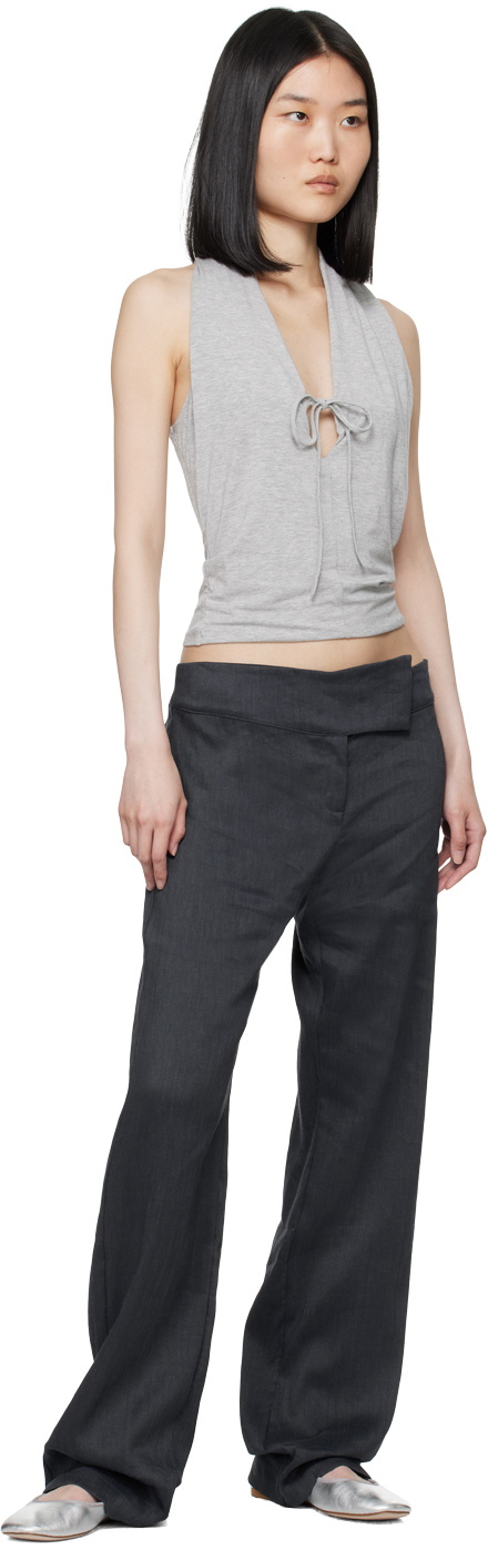 Paloma Wool Gray Dip Trousers Paloma Wool
