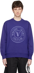 Versace Jeans Couture Blue V-Emblem Sweatshirt