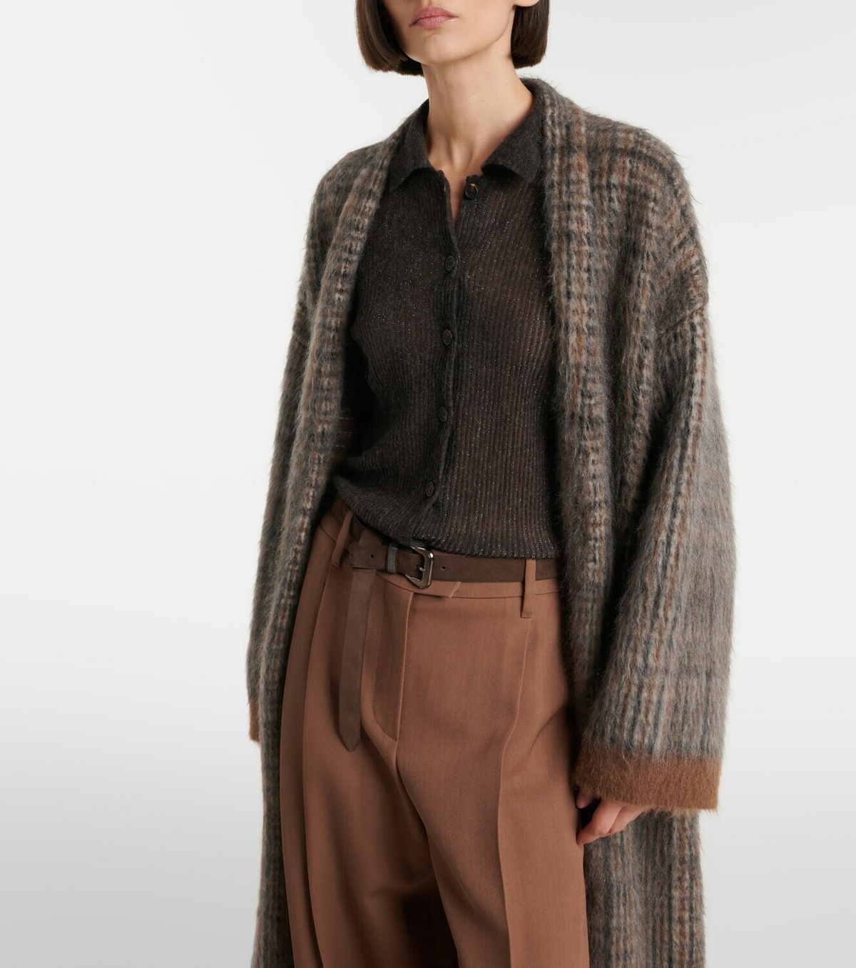 Brunello Cucinelli Silk and wool top