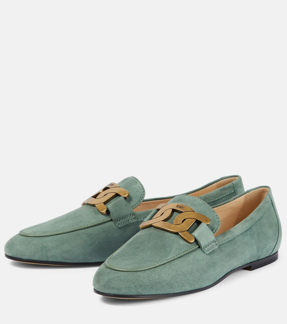 Tod's Embellished suede loafers Tod's