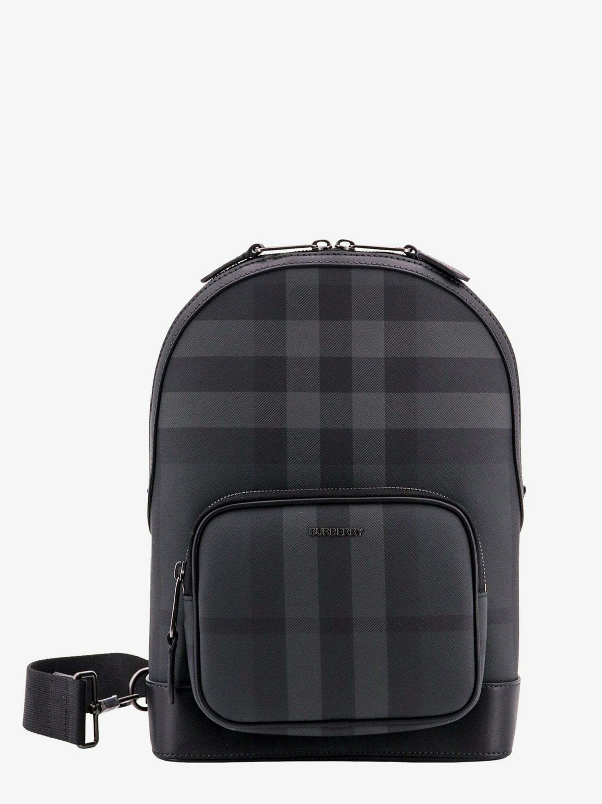 House Check Wash Bag in Black - Burberry