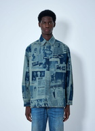Jean Paul Gaultier Printed Cotton Poplin Shirt